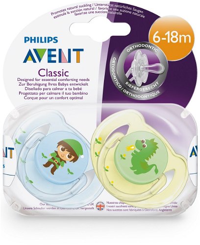 Chupetes Philips Avent Classic 0 a 6 meses