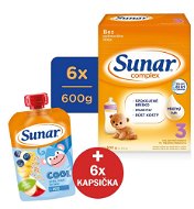 Sunar Complex 3, 6 x 600g + Gift - Baby Formula