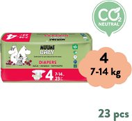 MUUMI BABY Maxi 7-14kg, size 4, 23 pcs - Eco-Friendly Nappies