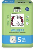 MUUMI BABY Walkers Maxi+ veľ. 5 (40 ks) - Eko plienkové nohavičky