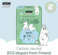 Muumi Baby Pants Junior size 6, 36 pcs - Eco-Frendly Nappy Pants