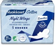 VUOKKOSET Cotton Night Wings 9 pcs - Sanitary Pads