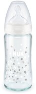 NUK FC+ fľaša sklo 240 ml – sivé hviezdičky - Dojčenská fľaša