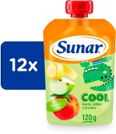 Meal Pocket Sunar Capsule Cool Fruit Peach, Banana, Apple 12×120 g - Kapsička pro děti