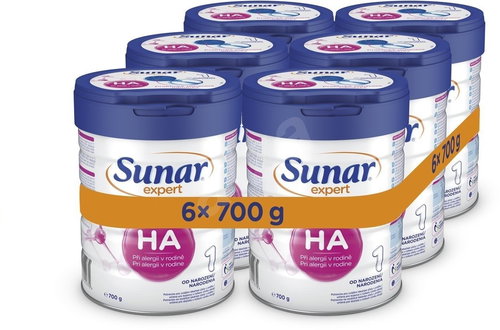 Sunar Expert HA, 6 × 700g - Baby Formula - Main image