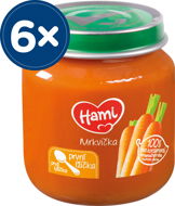 Baby Food Hami First Spoon of Carrot 6 × 125g - Příkrm