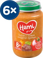 Baby Food Hami Tomatoes with Beef and Egg Yolks 6 × 200g - Příkrm