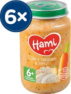 Baby Food Hami Rice with Chicken and Carrots 6 × 200g - Příkrm