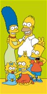 Jerry Fabrics Simpsons family green - Detská osuška
