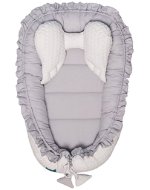 Belisima Luxusní hnízdečko pro miminko Králíček bílo-šedé - Hnízdo pro miminko