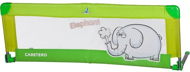 Caretero Leesésgátló gyerekágyra elefántos mintával - zöld - Rácsvédő kiságyba