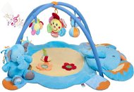Játszószőnyeg PlayTo zenélő játszószőnyeg - elefántos, függő játékokkal - Hrací deka