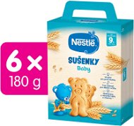 NESTLÉ Baby sušienky 6× 180 g - Sušienky pre deti