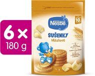 NESTLÉ maslové sušienky 6× 180 g - Sušienky pre deti