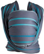 Womar Scarf Be Close Turquoise-Graphite - Baby carrier wrap