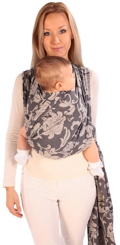 Womar Wrap - Brown - Baby carrier wrap - Main image