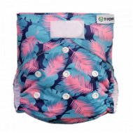 T-tomi AIO Velcro fastener, Feathers - Nappies