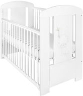 Cot New Baby Rabbit with Pull-out Side - White - Dětská postýlka