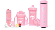 TWISTSHAKE Bottle set with thermos - pink - Kit