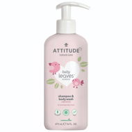 ATTITUDE Baby Leaves 2 az 1-ben nem illatos 473 ml - Gyerek szappan