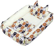 New Baby Multifunctional nest with pillow and blanket teddy bears - brown - Baby Nest