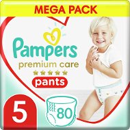 PAMPERS Premium Pants Mega Box veľ. 5 (4× 20 ks) - Plienkové nohavičky