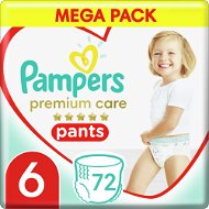 PAMPERS Premium Pants Mega Box veľ. 6 (4× 18 ks) - Plienkové nohavičky