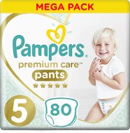 PAMPERS Premium Pants Mega Box veľkosť 5 (80 ks) - Plienkové nohavičky