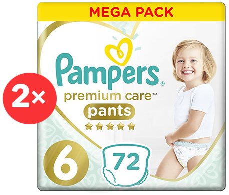 Pampers Size (6) Mega Box 72 Diapers