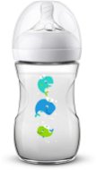 Philips AVENT Natural 260 ml – veľryba - Dojčenská fľaša