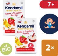 Kendamil Bio/Organic Porridge Banana & Strawberry 2 × 150g - Dairy-Free Porridge