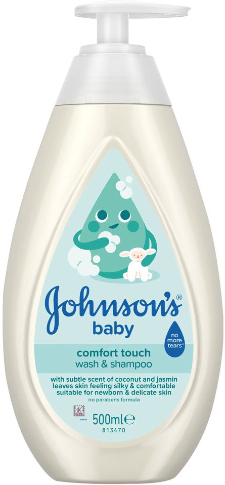 JOHNSON'S BABY Cottontouch fürdő- és mosógél 2 az 1-ben 500 ml