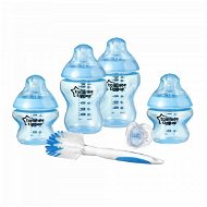Tommee Tippee C2N Set with Brush - Blue - Baby Bottle Set