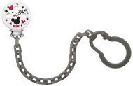 NUK Mickey Mouse Pacifier Chain - Gray - Dummy Clip