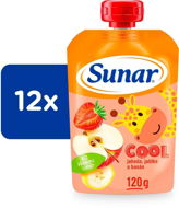 Sunar Cool Fruit Capsule Strawberry, banana, apple 12×120 g - Meal Pocket