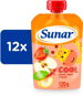 Meal Pocket Sunar Cool Fruit Capsule Strawberry, banana, apple 12×120 g - Kapsička pro děti