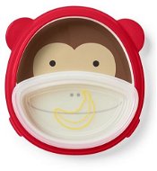Skip Hop Zoo 2 v 1 – tanier a miska – Opička - Detská jedálenská súprava