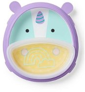 Skip Hop Zoo 2-in-1 - Plate and Bowl - Unicorn - Children's Dining Set