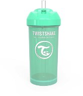 TWISTSHAKE Bottle with Straw  360ml Green - Children's Water Bottle