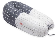 SCAMP Kojící polštář stars grey - Kojicí polštář