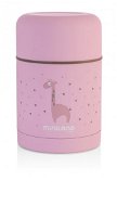 MINILAND Silky Thermos for Food 600ml - Pink - Children's Thermos