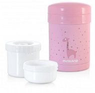 MINILAND Thermic Thermos and Food Cups 700ml - Pink - Children's Thermos