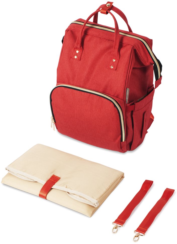 Red baby best sale changing bag