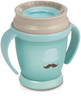 LOVI Cup 360° JUNIOR 250 ml with Handles RETRO - Blue - Baby cup