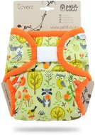 PETIT LULU One Size Nappy (Hook & Loop) - Forest Animals - Nappies