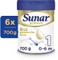 Sunar Premium 1 počáteční kojenecké mléko, 6× 700 g  - Kojenecké mléko