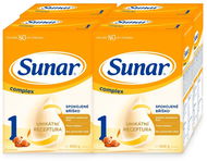 Sunar Complex 1 počáteční kojenecké mléko, 4× 600 g - Kojenecké mléko