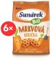 Sunárek Organic carrot puffs 6 × 50 g - Crisps for Kids
