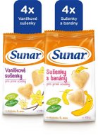 Sunar Vanilkové a banánovej sušienky 8 × 175 g - Sušienky pre deti