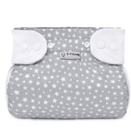 T-tomi Abduction Nappies - Briefs, Gray Stars (5-9kg) - Abduction Nappies